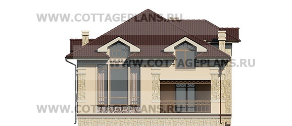 Фасады проект дома 105-72 общ. площадь 309,65 м2