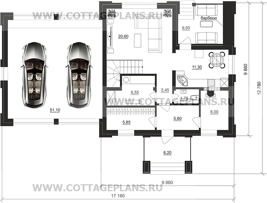 Поэтажные планы проект дома 106-41 общ. площадь 180,10 м2