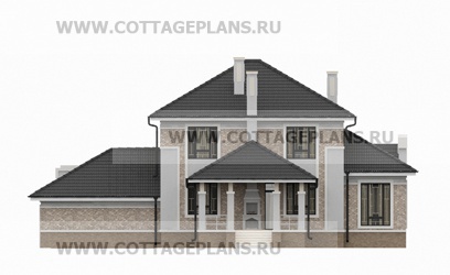 Фасады проект дома 29-29 общ. площадь 227,00 м2