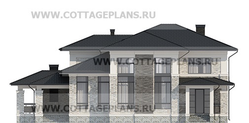 Фасады проект дома 202-31 общ. площадь 250,5 м2