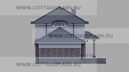 Фасады проект дома 74-44 общ. площадь 149,70 м2