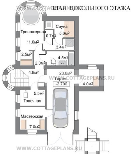 Поэтажные планы проект дома 32-13 общ. площадь 289,7м2