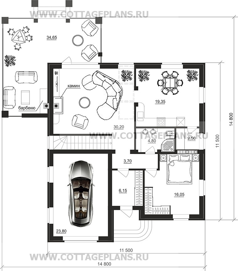 Поэтажные планы проект дома 08-27 общ. площадь 189,95 м2