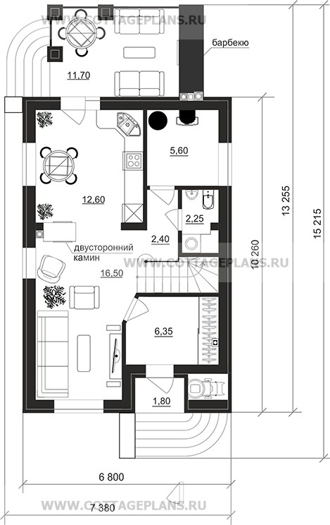 Поэтажные планы проект дома 104-79 общ. площадь 92,85 м2