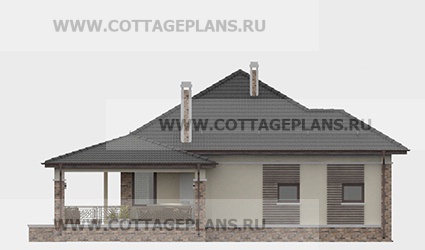 Фасады проект дома 90-27 общ. площадь 109,40 м2