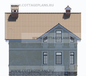 Фасады проект дома 15-75 общ. площадь 256,04 м2