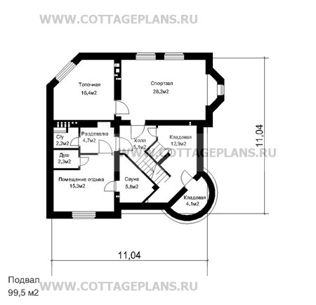 Поэтажные планы проект дома 35-86 общ. площадь 327,23м2