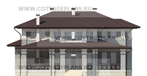 Фасады проект дома 203-12 общ. площадь 449,90 м2