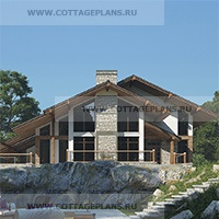 Проекты домов с крышей - шале