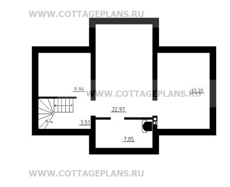 Поэтажные планы проект дома 14-34 общ. площадь 134,35 м2