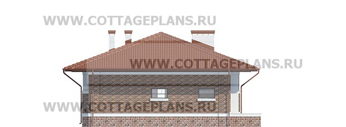 Фасады проект дома 08-50 общ. площадь 302,15 м2