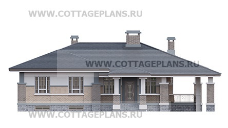 Фасады проект дома 91-13 общ. площадь 318,00 м2