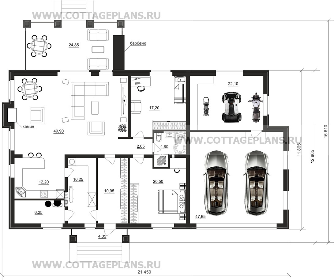 Поэтажные планы проект дома 702-26 общ. площадь 203,20 м2
