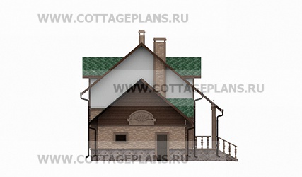 Фасады проект дома 95-44 общ. площадь 151,45 м2