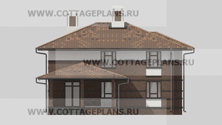Фасады проект дома 23-24 общ. площадь 237,15 м2