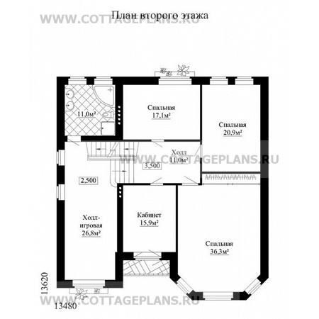 Поэтажные планы проект дома 82-72 общ. площадь 429 м2
