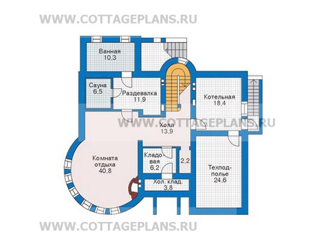 Поэтажные планы проект дома 36-17 общ. площадь 394,7м2