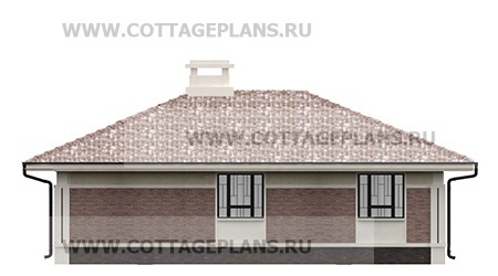 Фасады проект дома 702-60 общ. площадь 122,40 м2