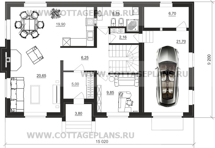 Поэтажные планы проект дома 14-68 общ. площадь 223,20 м2