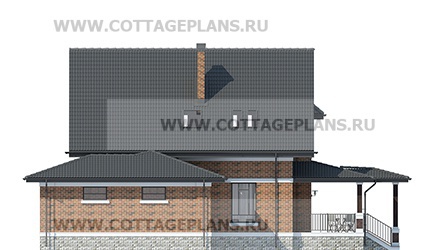 Фасады проект дома 201-05 общ. площадь 340,05 м2