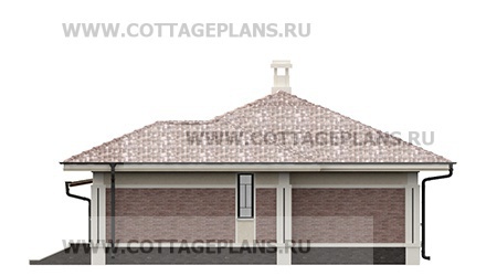 Фасады проект дома 07-46 общ. площадь 125,10 м2