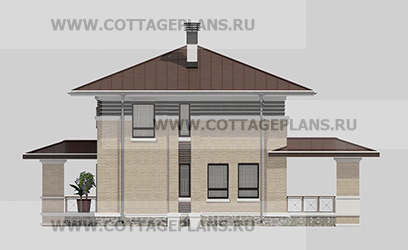 Фасады проект дома 206-61 общ. площадь 152,40м2