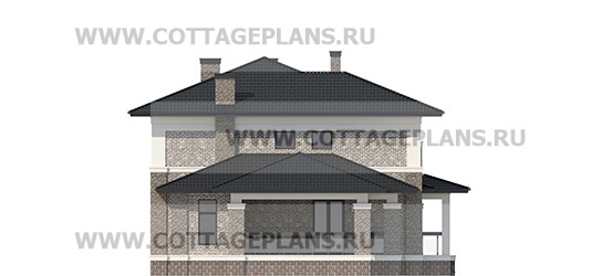 Фасады проект дома 205-42 общ. площадь 415,55 м2