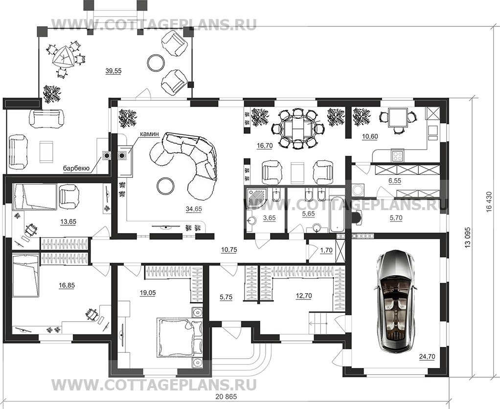 Поэтажные планы проект дома 90-22 общ. площадь 190,10 м2