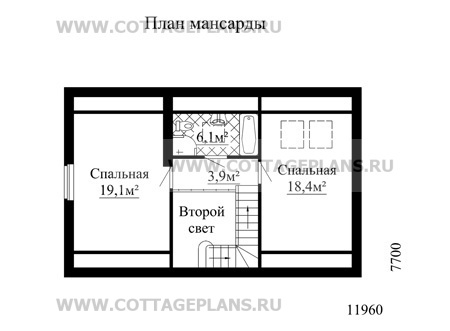 Поэтажные планы проект дома 49-12 общ. площадь 116,9 м2