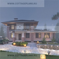 проект дома 88-58 общ. площадь 411,45 м2