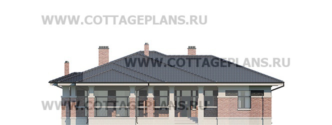 Фасады проект дома 702-55 общ. площадь 182,90 м2