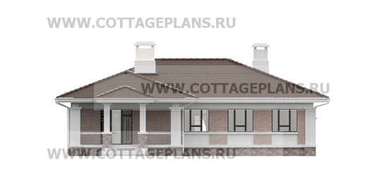 Фасады проект дома 07-04 общ. площадь 192,40 м2