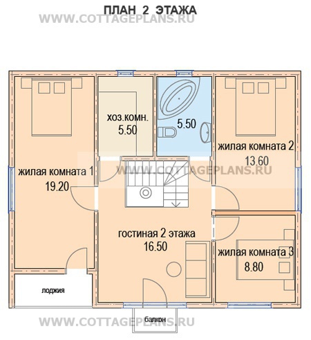 Поэтажные планы проект дома 19-00 общ. площадь 127 м2