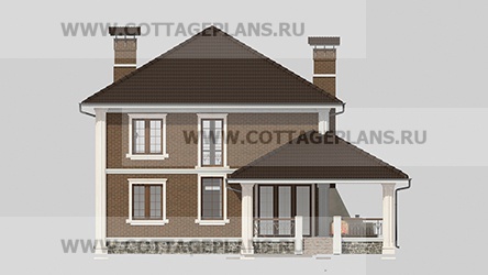 Фасады проект дома 206-30 общ. площадь 216,15 м2