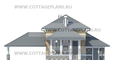Фасады проект дома 74-04 общ. площадь 80,45 м2