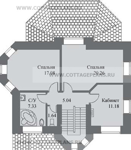 Поэтажные планы проект дома 59-70 общ. площадь 212,7 м2