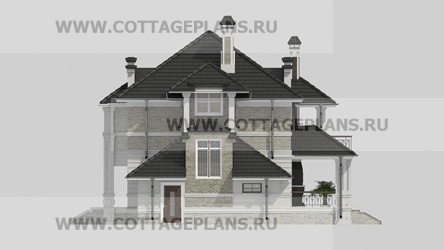 Фасады проект дома 29-71 общ. площадь 295,15 м2