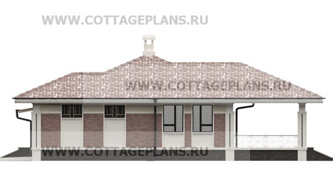 Фасады проект дома 13-32 общ. площадь 124,90 м2