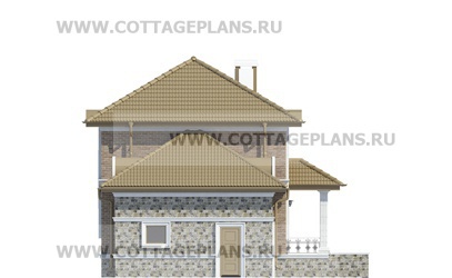 Фасады проект дома 71-40 общ. площадь 276,40 м2