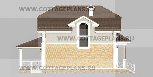 Фасады проект дома 108-17 общ. площадь 174,45 м2