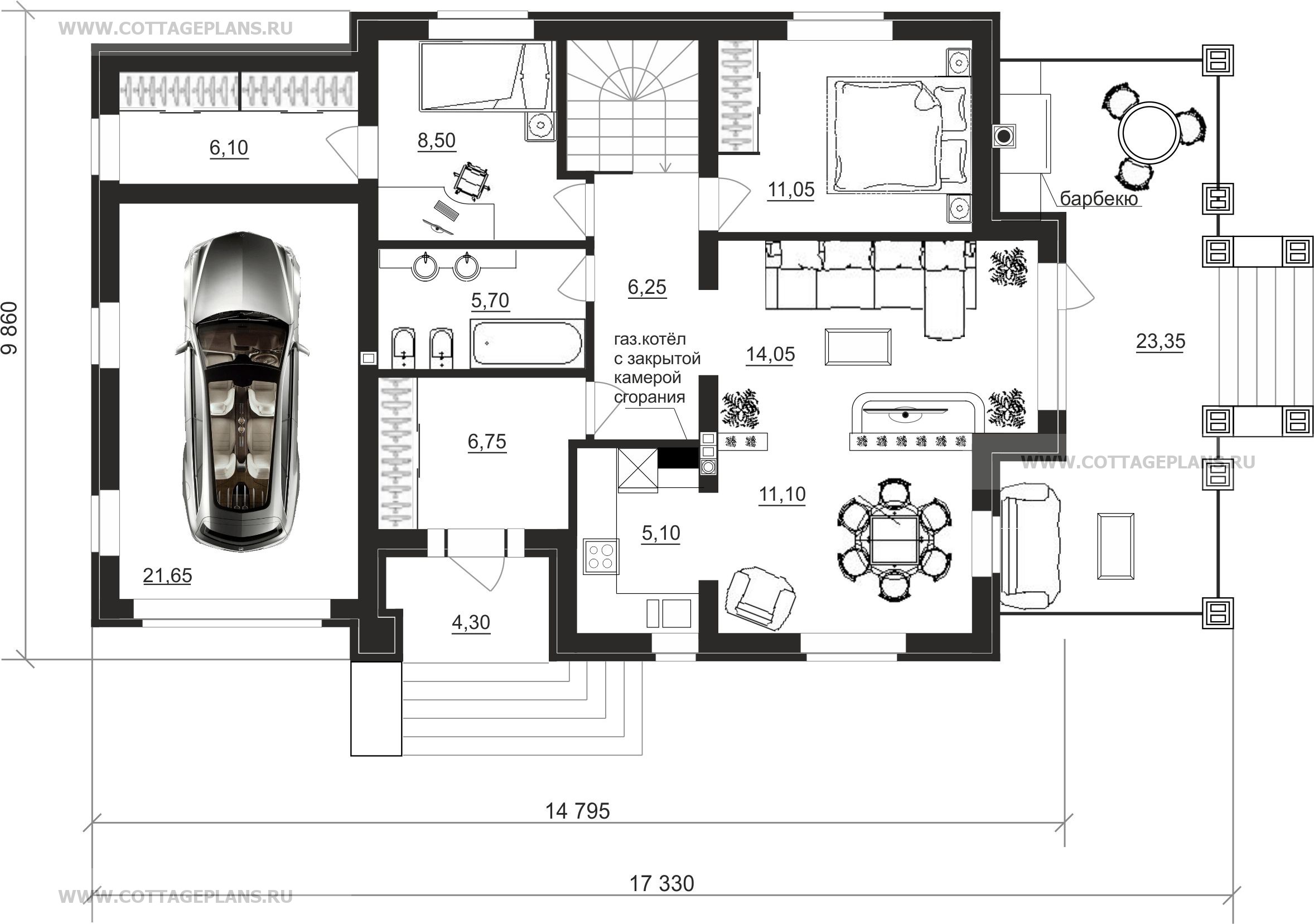 Поэтажные планы проект дома 91-37 общ. площадь 172,35 м2