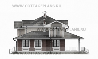 Фасады проект дома 17-54 общ. площадь 392,75 м2