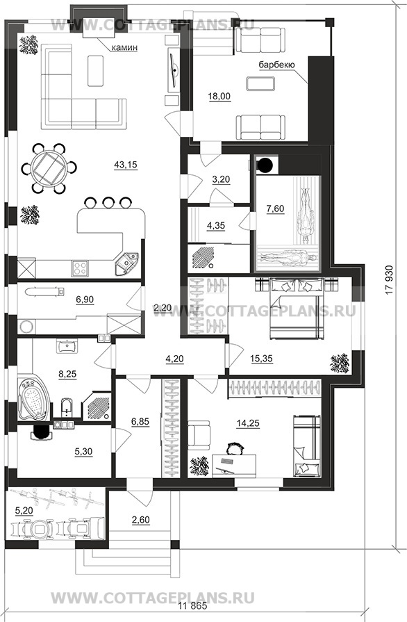 Поэтажные планы проект дома 900-04 общ. площадь 121,60 м2