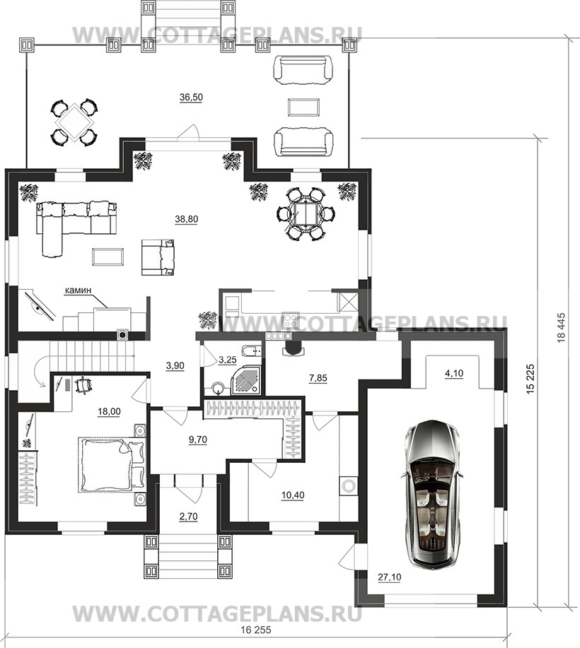 Поэтажные планы проект дома 200-05 общ. площадь 229,55 м2