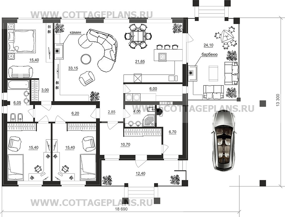 Поэтажные планы проект дома 27-13 общ. площадь 146,50м2