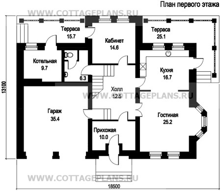 Поэтажные планы проект дома 47-21 общ. площадь 355,11 м2