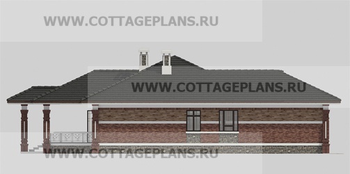 Фасады проект дома 28-05 общ. площадь 475,00 м2