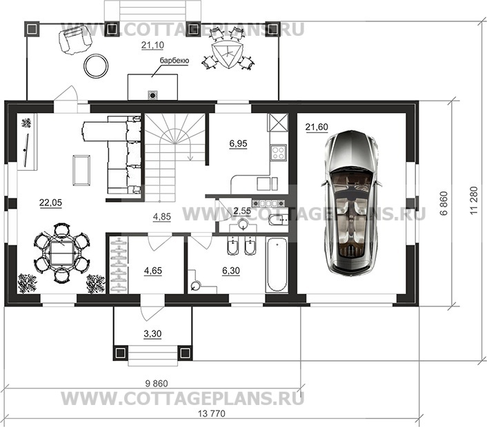 Поэтажные планы проект дома 76-86 общ. площадь 165,45 м2