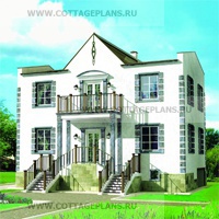 Каталог проекты домов из пеноблоков проект дома 52-88 общ. площадь 189м2