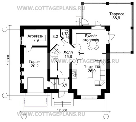 Поэтажные планы проект дома 50-73 общ. площадь 225,1м2